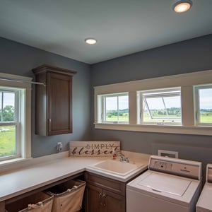 Endure Awning and Casement Windows - Laundry Room